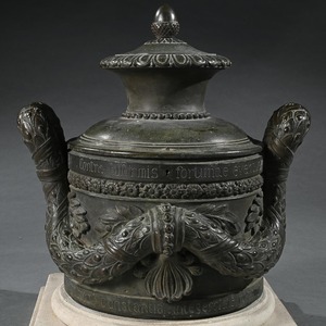 Rare, Italian, late 18th C,  Bronze, Locking, Vessel, Latin, Maritime, Receptacle