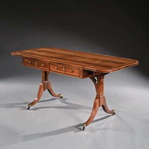 Gillows, Regency, Rosewood, Casuarina, Sofa, Table, John McLean, Gillows of Lancaster 