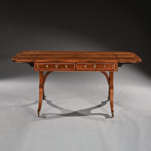 Gillows, Regency, Rosewood, Casuarina, Sofa, Table, John McLean, Gillows of Lancaster 