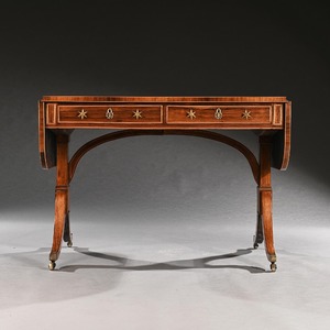 Gillows, Regency, Rosewood, Casuarina, Sofa, Table, John McLean, Gillows of Lancaster 