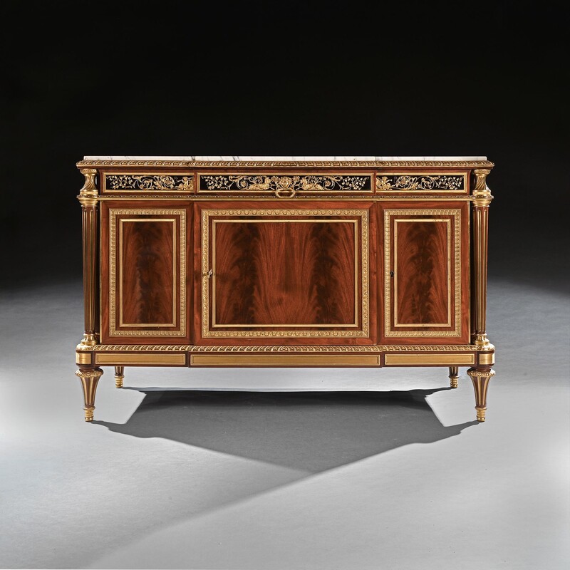 An Important 19th Century French Henry Dasson Commode in the Louis XVI Style After the Model by Weisweiler